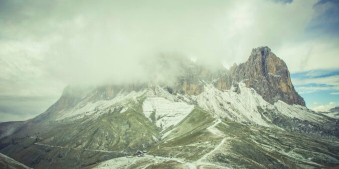 snow covered mountain